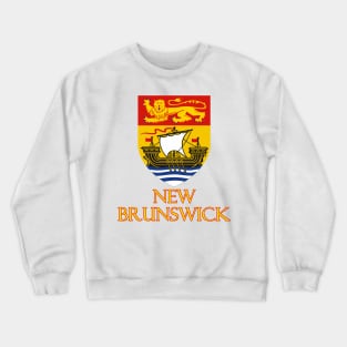 New Brunswick, Canada - Coat of Arms Design Crewneck Sweatshirt